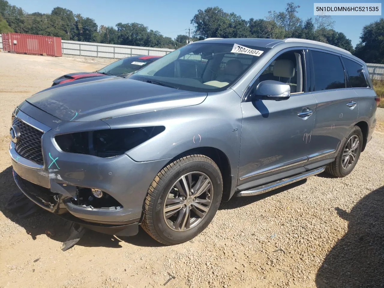 2017 Infiniti Qx60 VIN: 5N1DL0MN6HC521535 Lot: 76041804