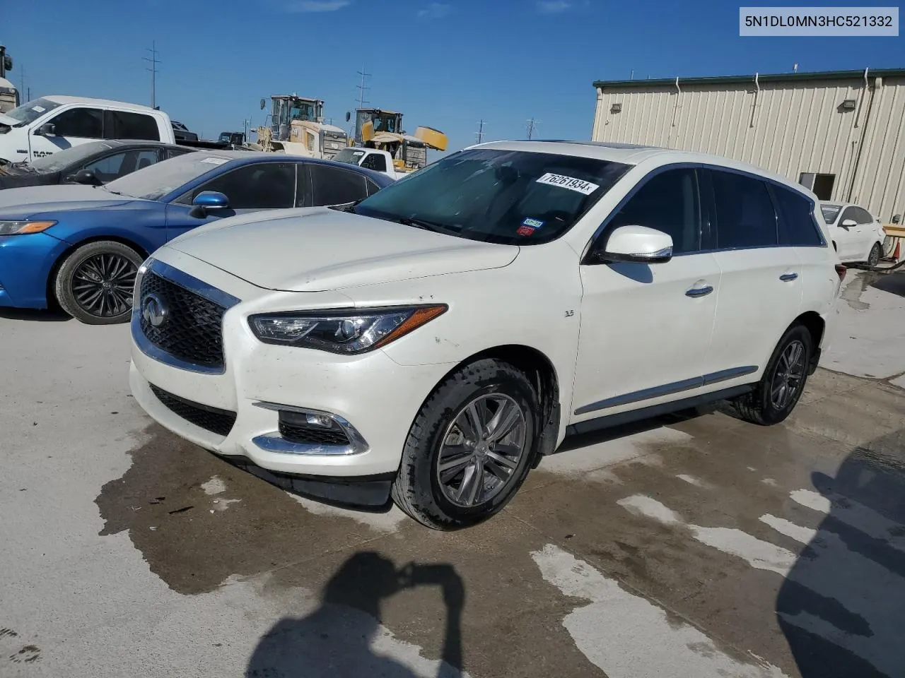 2017 Infiniti Qx60 VIN: 5N1DL0MN3HC521332 Lot: 76261934