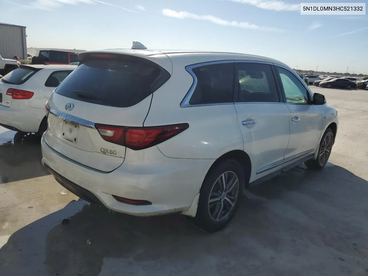 2017 Infiniti Qx60 VIN: 5N1DL0MN3HC521332 Lot: 76261934