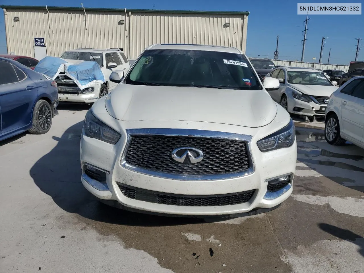 2017 Infiniti Qx60 VIN: 5N1DL0MN3HC521332 Lot: 76261934