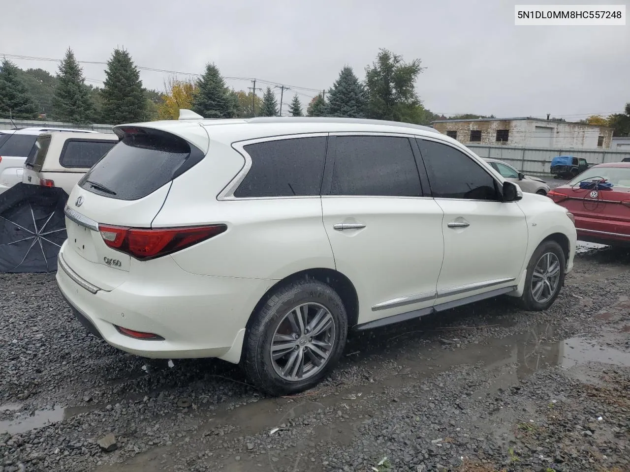 2017 Infiniti Qx60 VIN: 5N1DL0MM8HC557248 Lot: 76282764