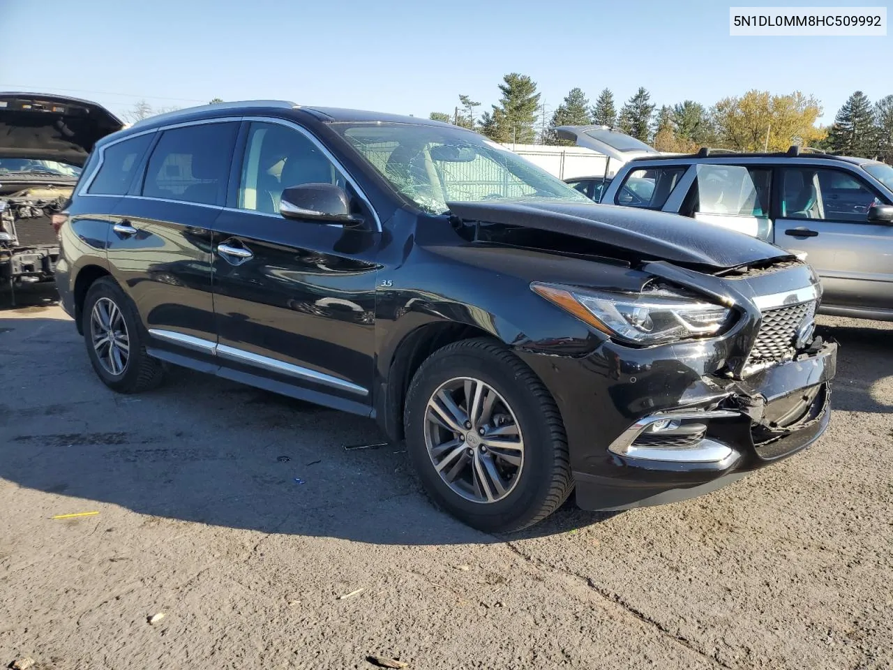 2017 Infiniti Qx60 VIN: 5N1DL0MM8HC509992 Lot: 76515914