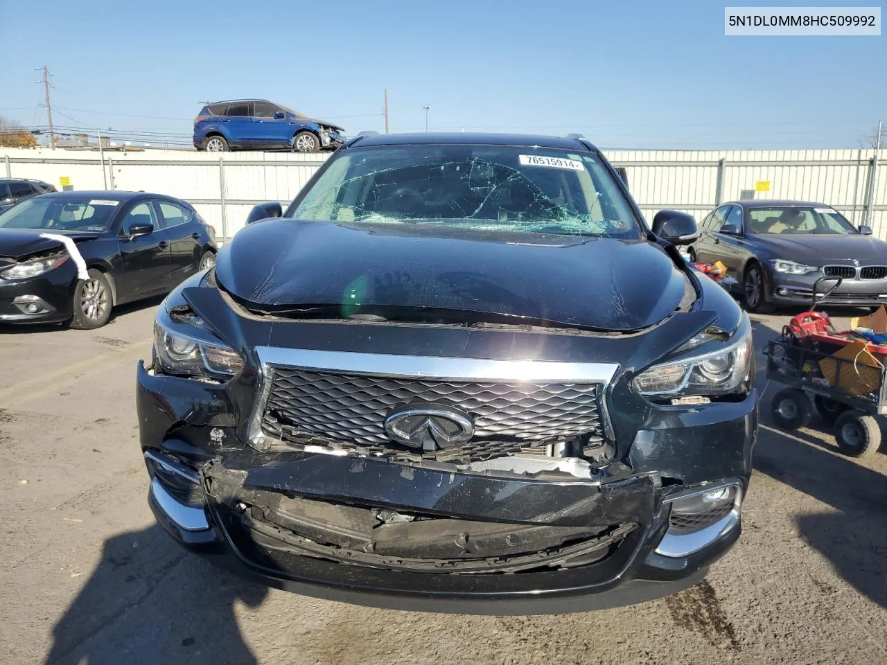 2017 Infiniti Qx60 VIN: 5N1DL0MM8HC509992 Lot: 76515914