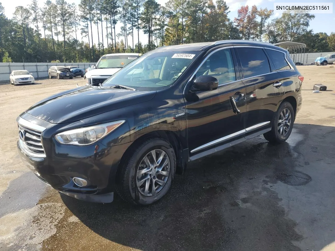 5N1CL0MN2EC511561 2017 Infiniti Qx60 Hybrid