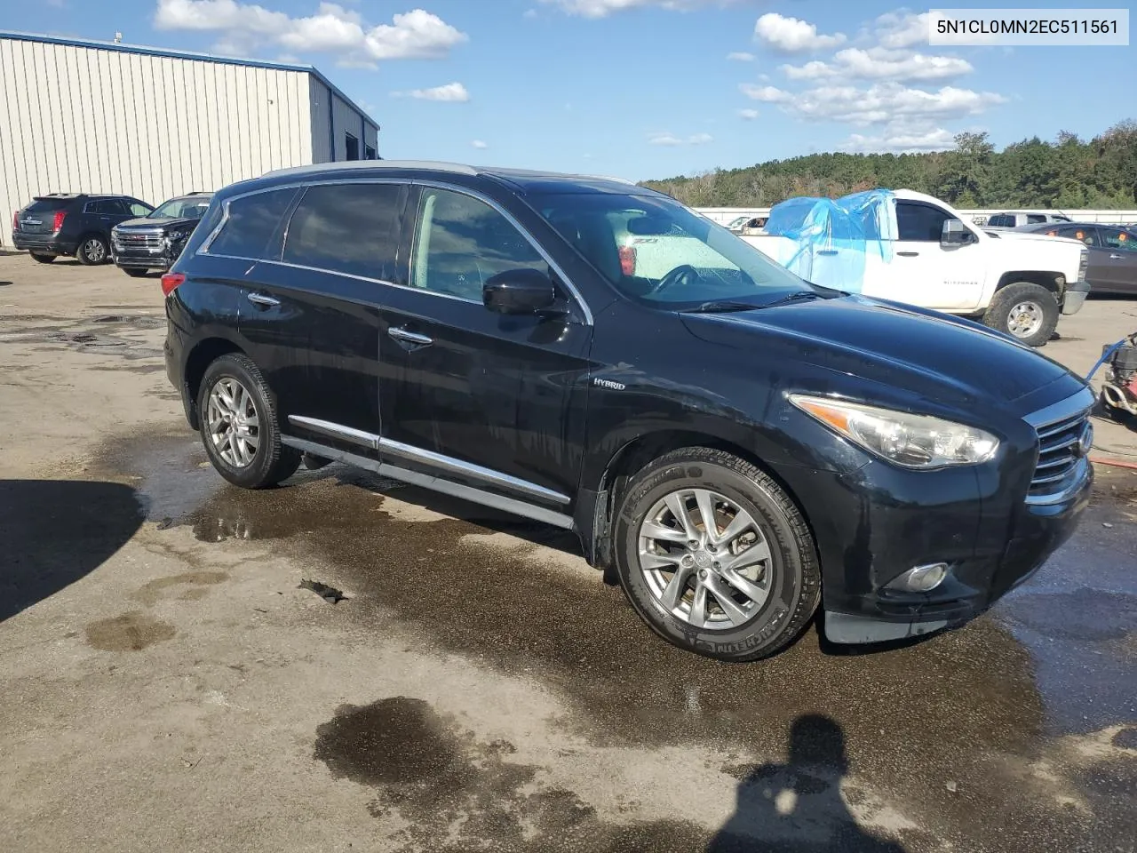 2017 Infiniti Qx60 Hybrid VIN: 5N1CL0MN2EC511561 Lot: 76592504