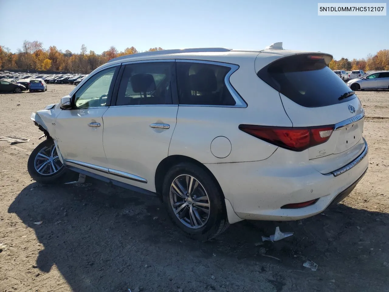 2017 Infiniti Qx60 VIN: 5N1DL0MM7HC512107 Lot: 76897574