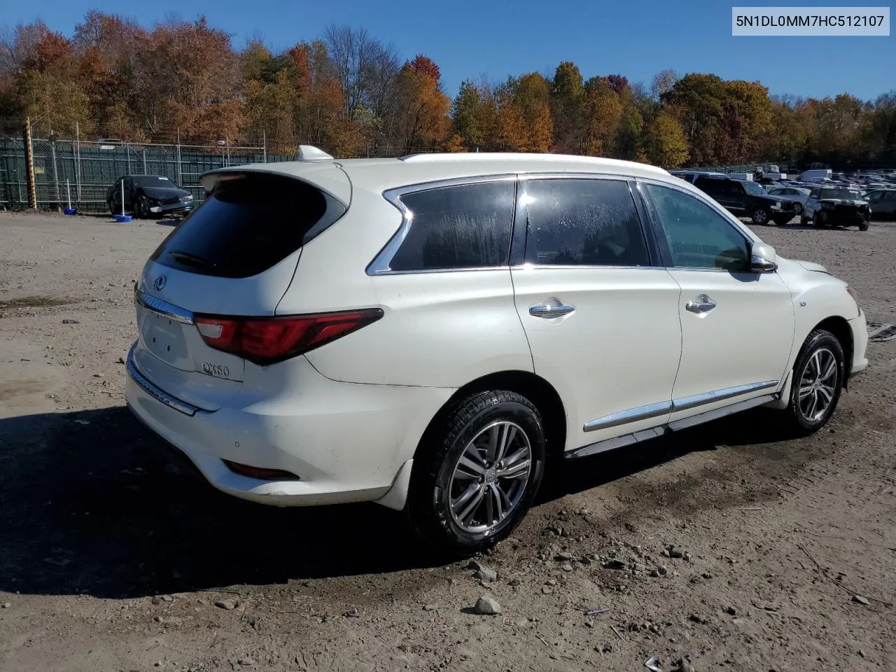 2017 Infiniti Qx60 VIN: 5N1DL0MM7HC512107 Lot: 76897574