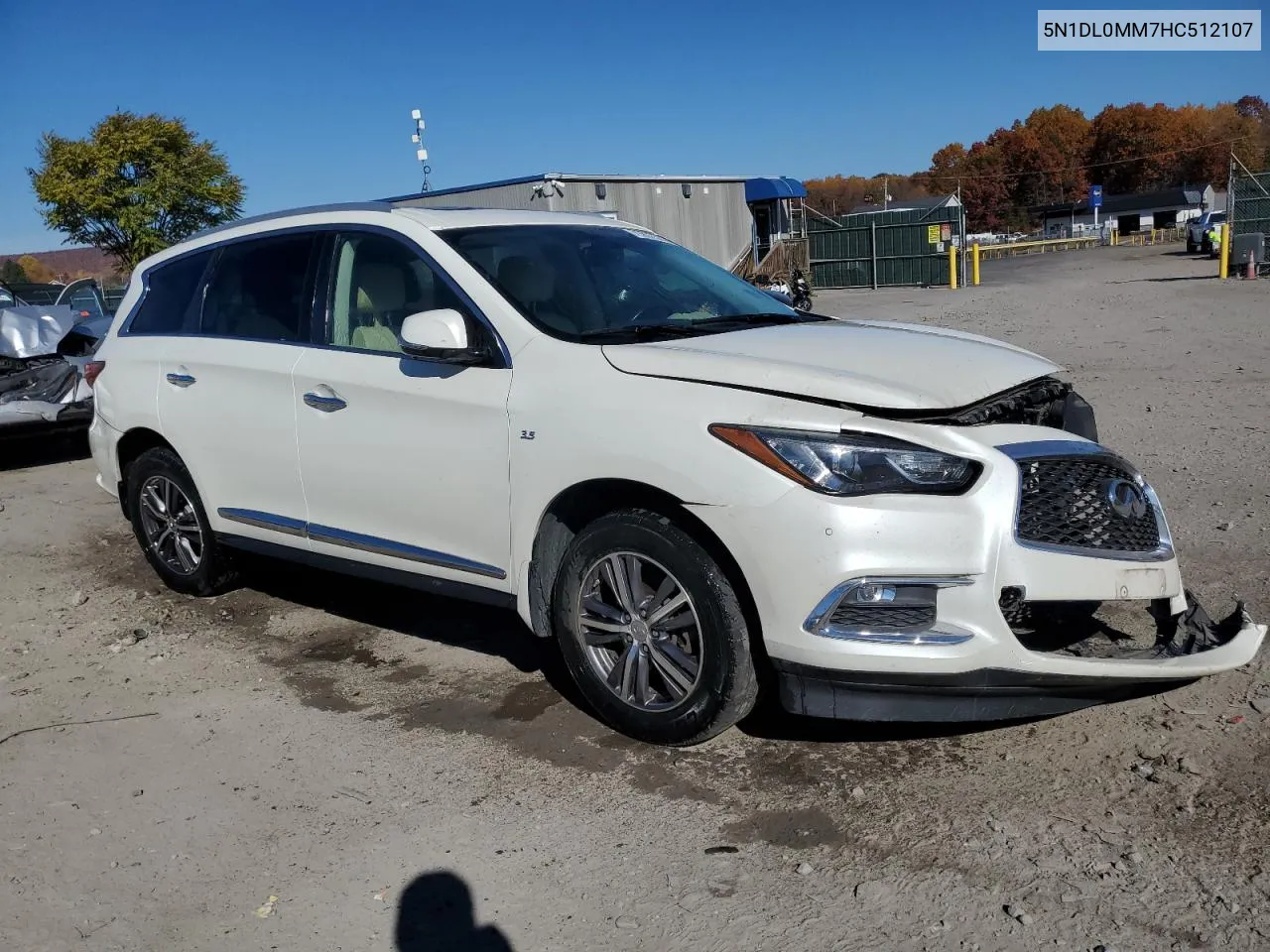 2017 Infiniti Qx60 VIN: 5N1DL0MM7HC512107 Lot: 76897574