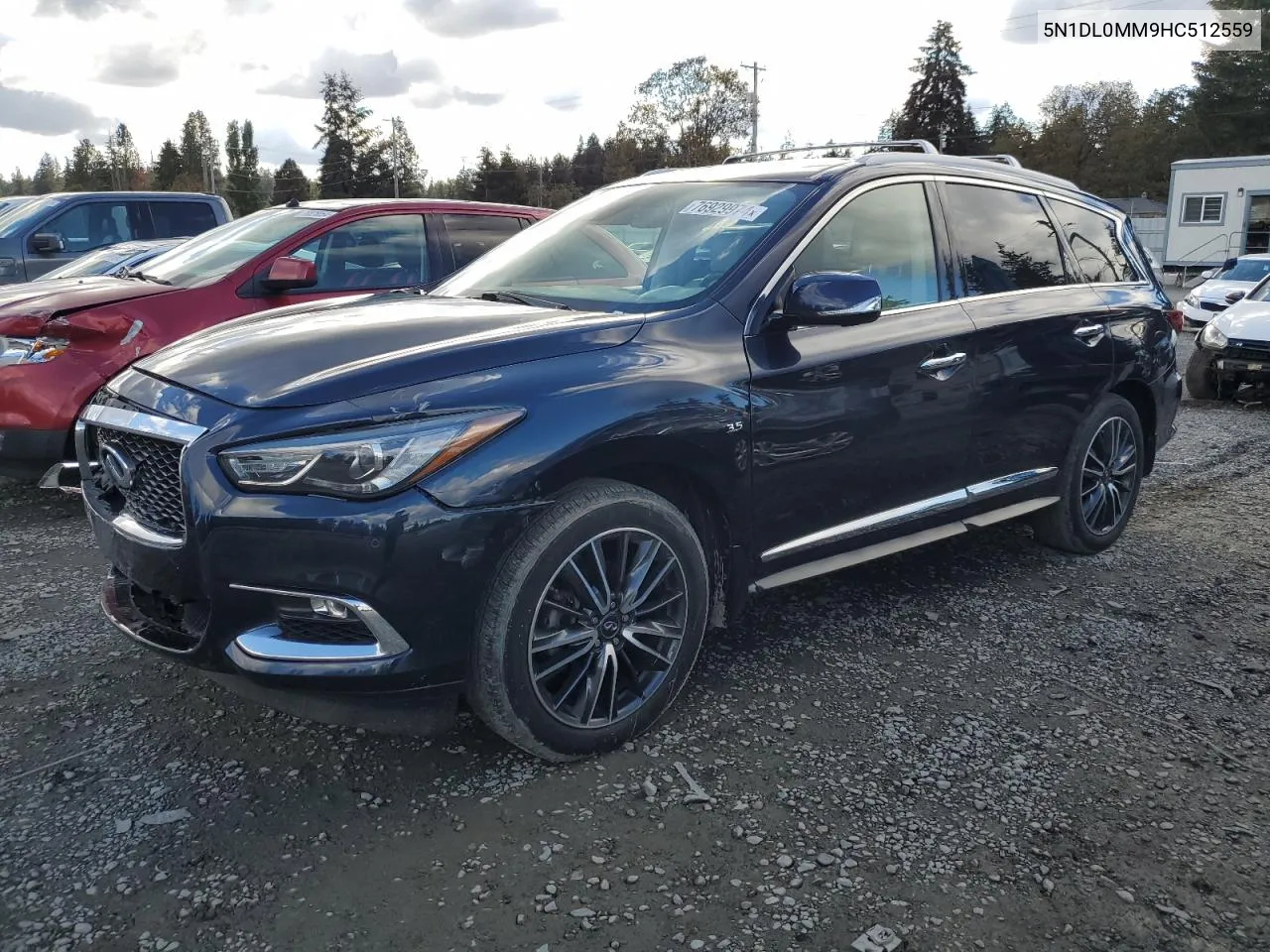 2017 Infiniti Qx60 VIN: 5N1DL0MM9HC512559 Lot: 76929974