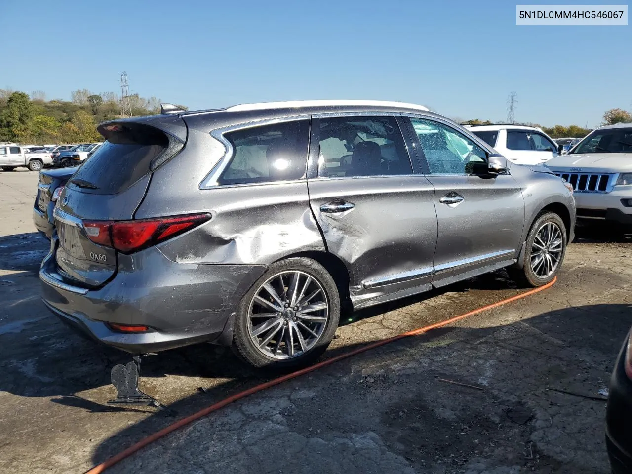 2017 Infiniti Qx60 VIN: 5N1DL0MM4HC546067 Lot: 77090994