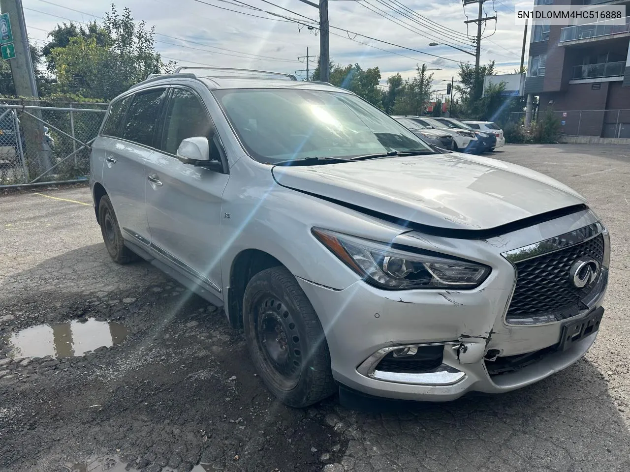 2017 Infiniti Qx60 VIN: 5N1DL0MM4HC516888 Lot: 77091634