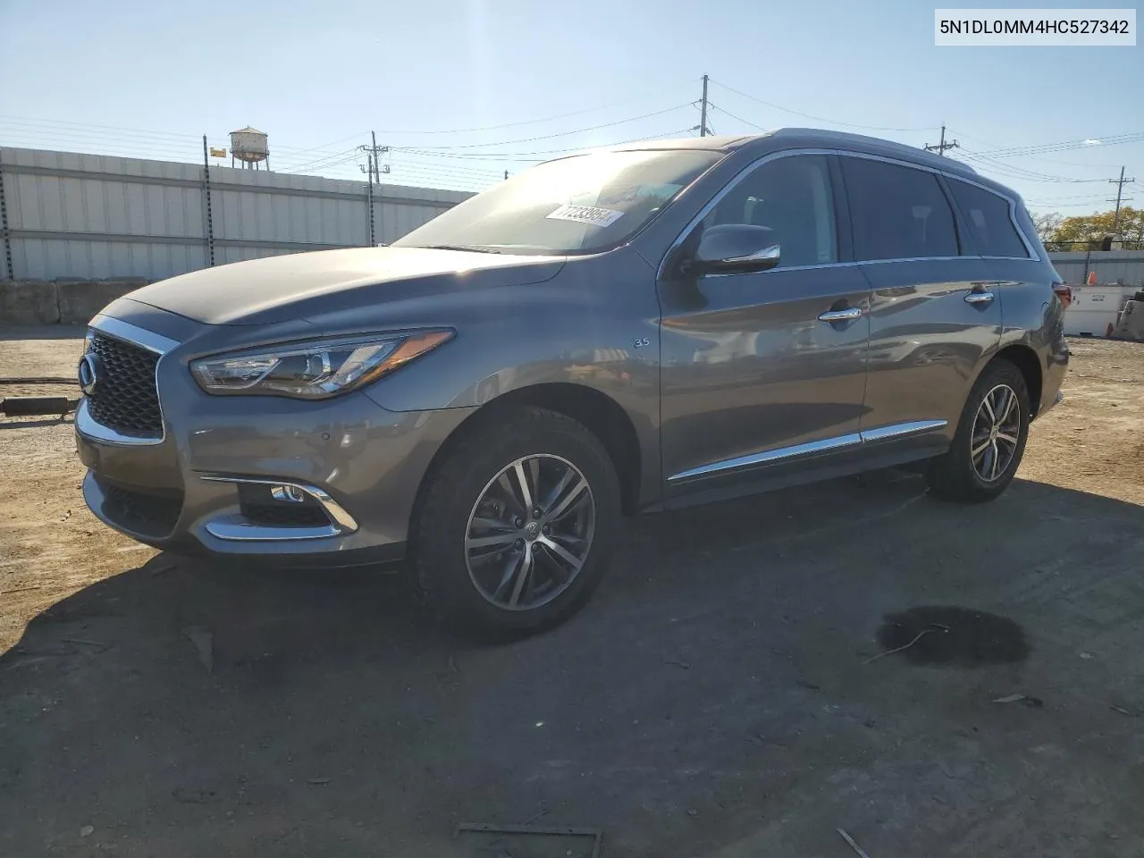 2017 Infiniti Qx60 VIN: 5N1DL0MM4HC527342 Lot: 77233954