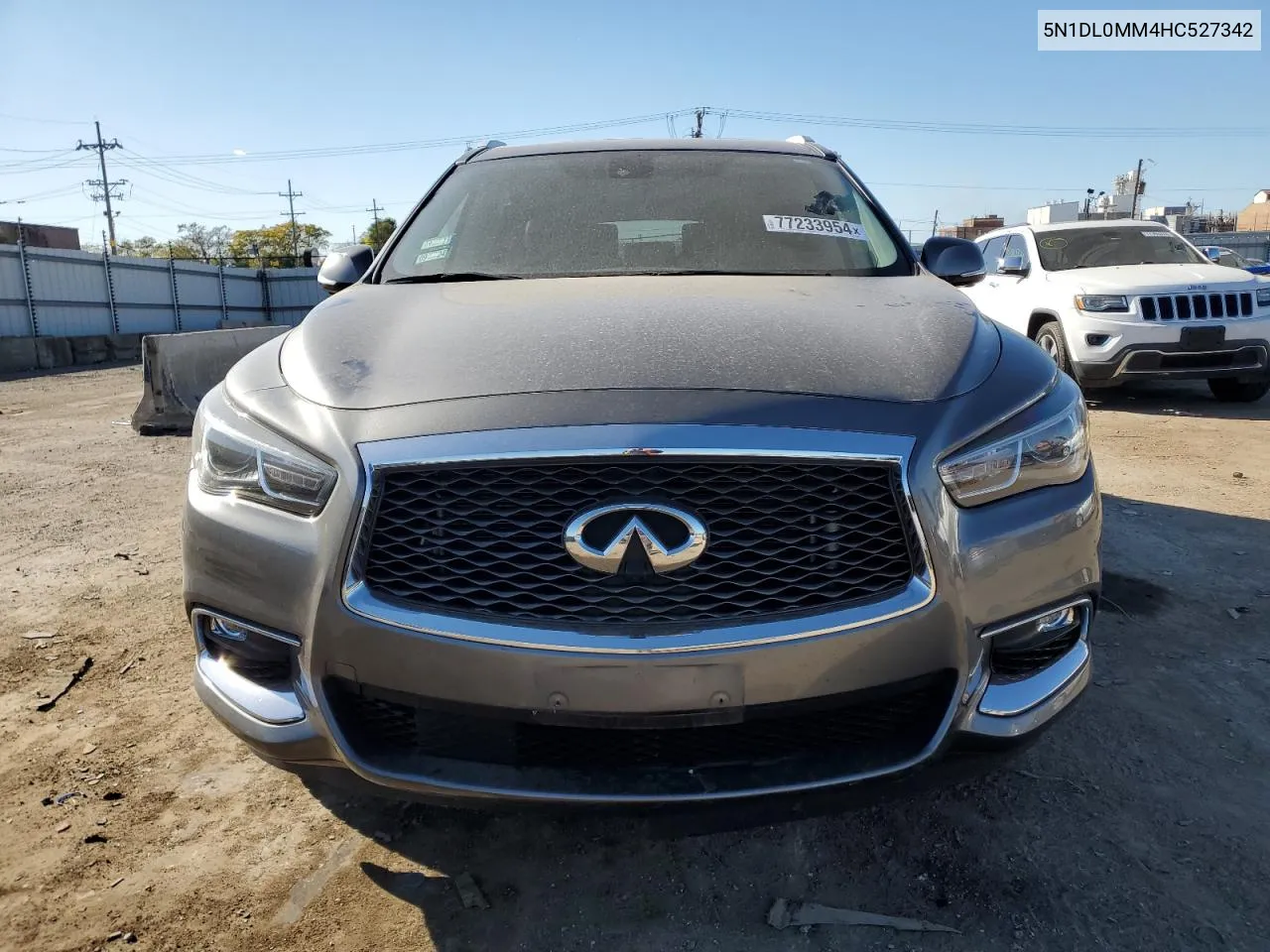 2017 Infiniti Qx60 VIN: 5N1DL0MM4HC527342 Lot: 77233954