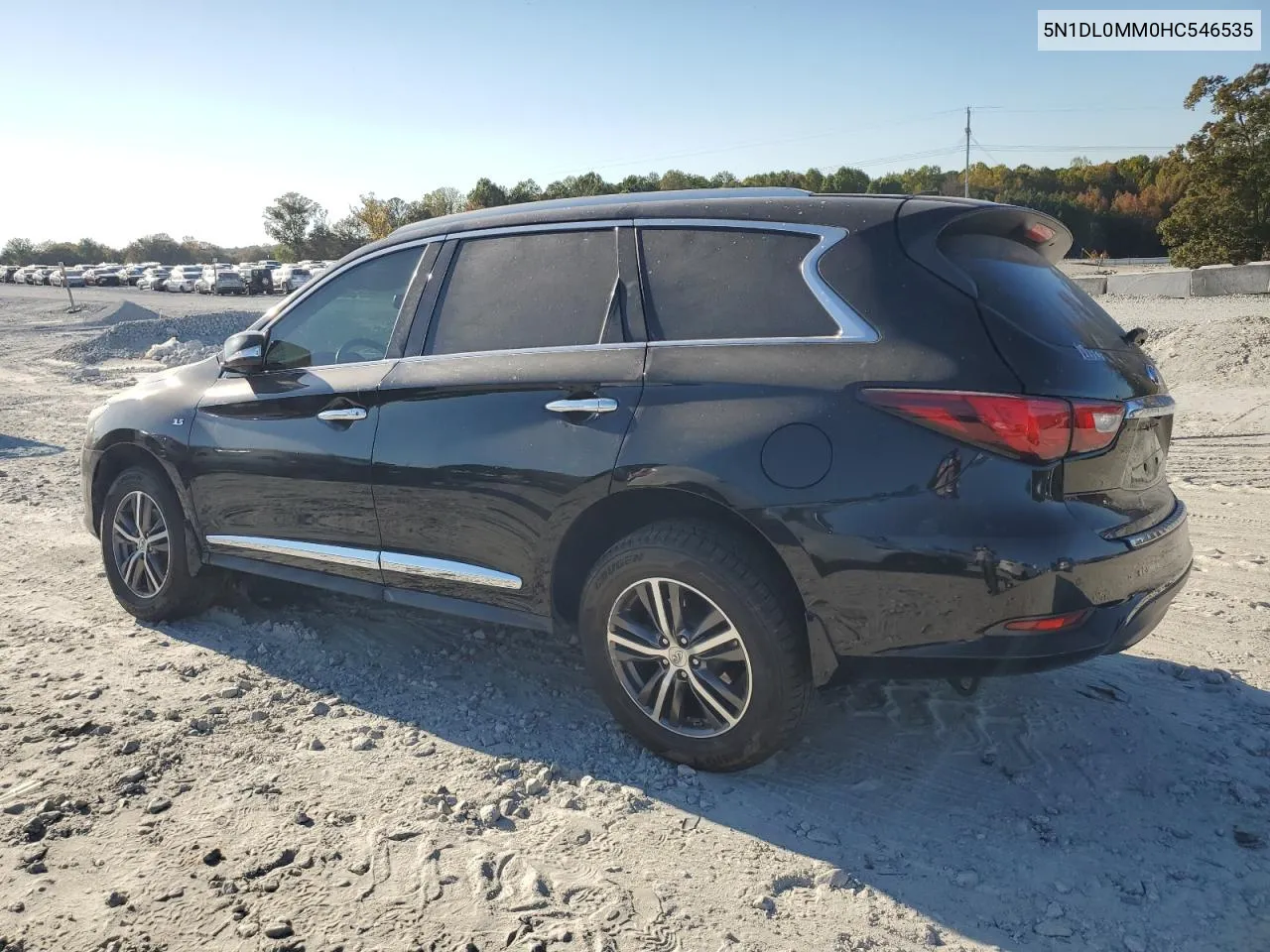 2017 Infiniti Qx60 VIN: 5N1DL0MM0HC546535 Lot: 77424474