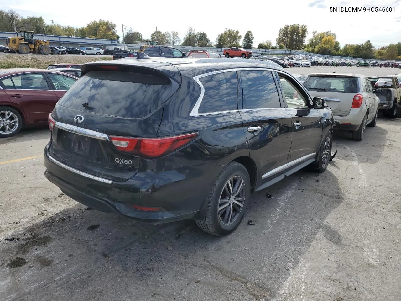 2017 Infiniti Qx60 VIN: 5N1DL0MM9HC546601 Lot: 77700394