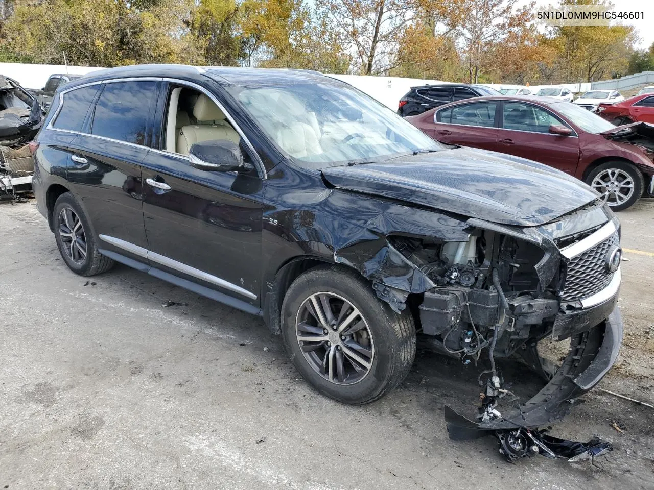 2017 Infiniti Qx60 VIN: 5N1DL0MM9HC546601 Lot: 77700394