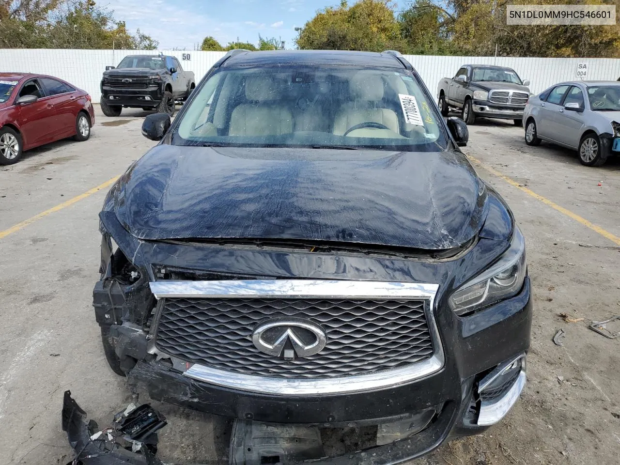 2017 Infiniti Qx60 VIN: 5N1DL0MM9HC546601 Lot: 77700394