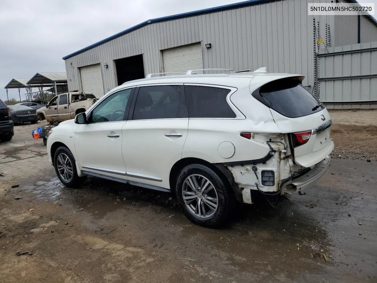 2017 Infiniti Qx60 VIN: 5N1DL0MN5HC502720 Lot: 78585484