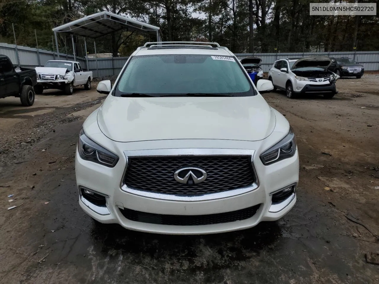 2017 Infiniti Qx60 VIN: 5N1DL0MN5HC502720 Lot: 78585484