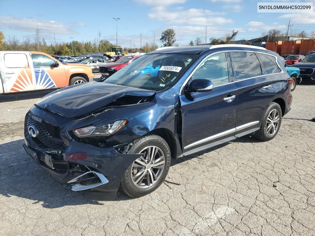 2017 Infiniti Qx60 VIN: 5N1DL0MM6HC502099 Lot: 79505074