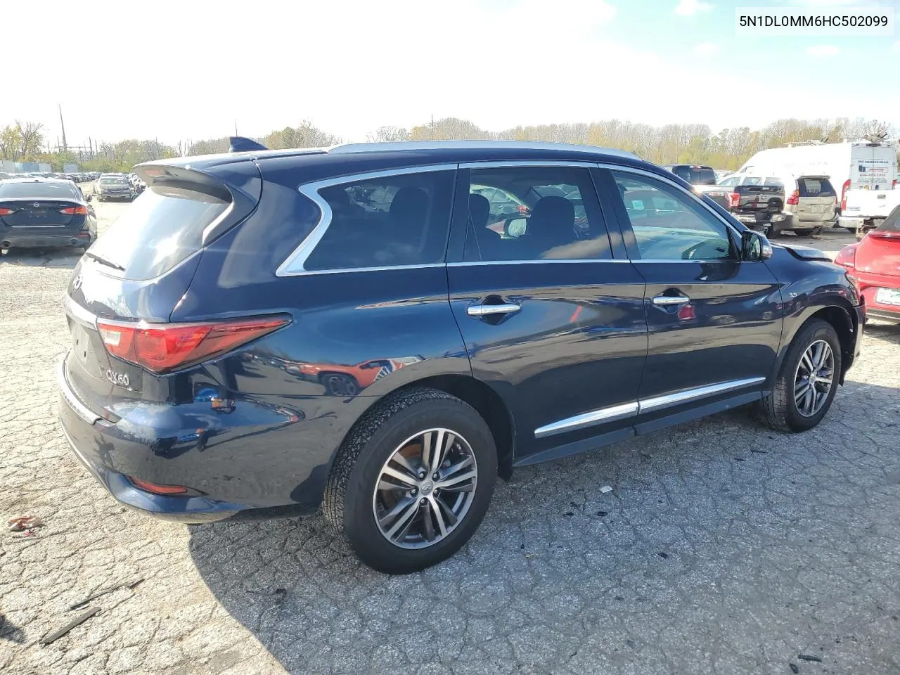 2017 Infiniti Qx60 VIN: 5N1DL0MM6HC502099 Lot: 79505074