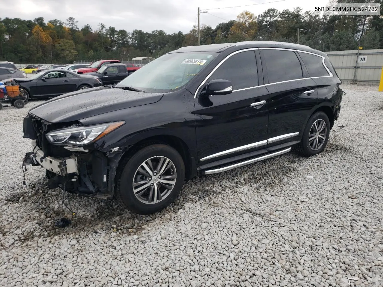 2017 Infiniti Qx60 VIN: 5N1DL0MM2HC524732 Lot: 80565874