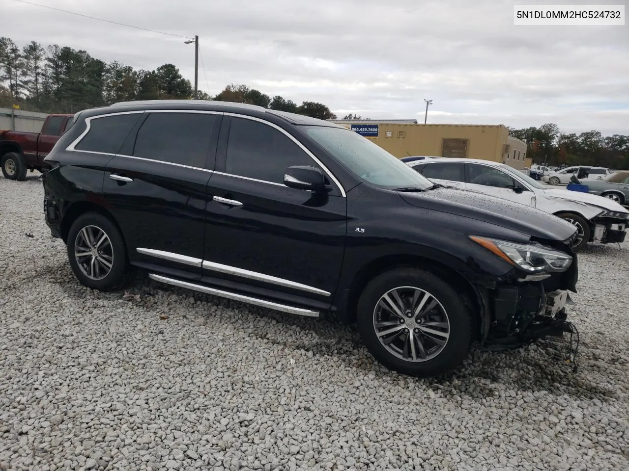 2017 Infiniti Qx60 VIN: 5N1DL0MM2HC524732 Lot: 80565874