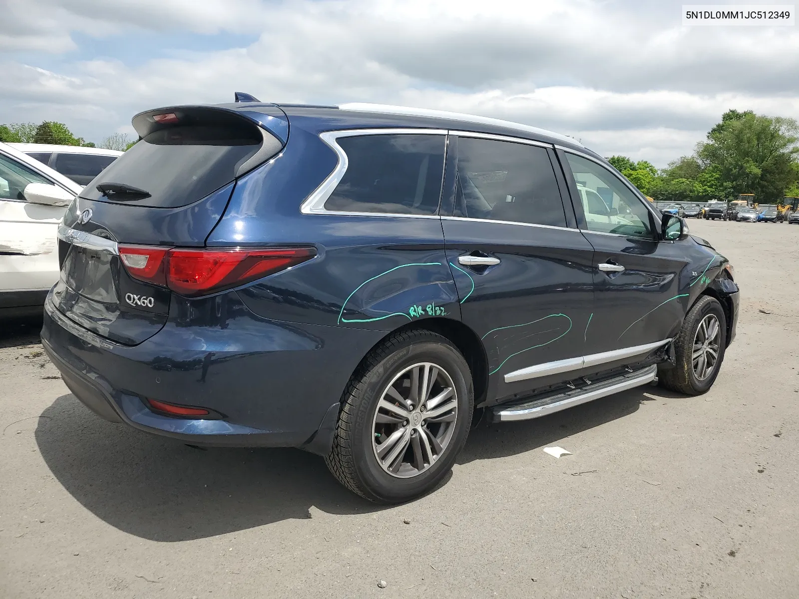 2018 Infiniti Qx60 VIN: 5N1DL0MM1JC512349 Lot: 55323604