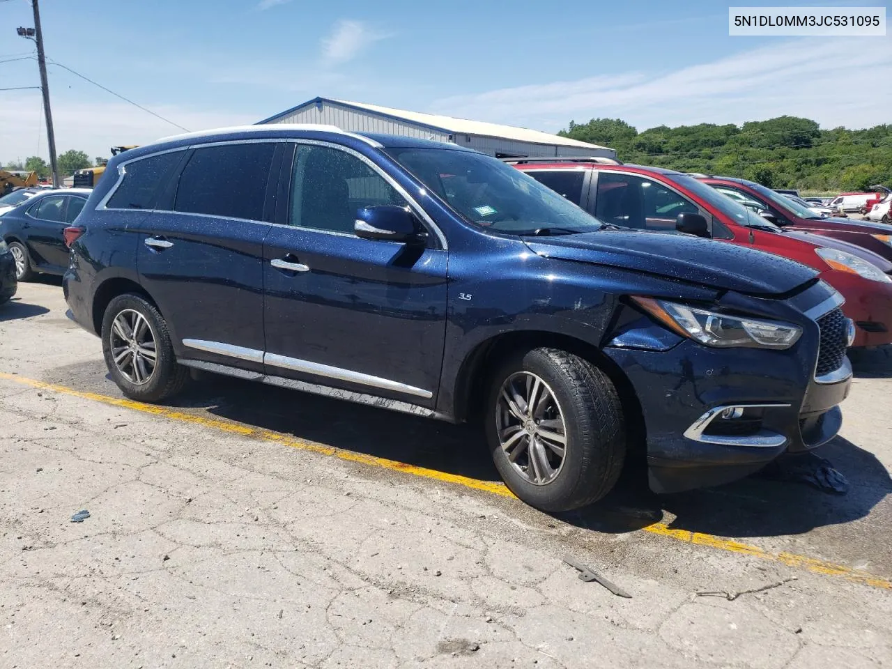 2018 Infiniti Qx60 VIN: 5N1DL0MM3JC531095 Lot: 57722284