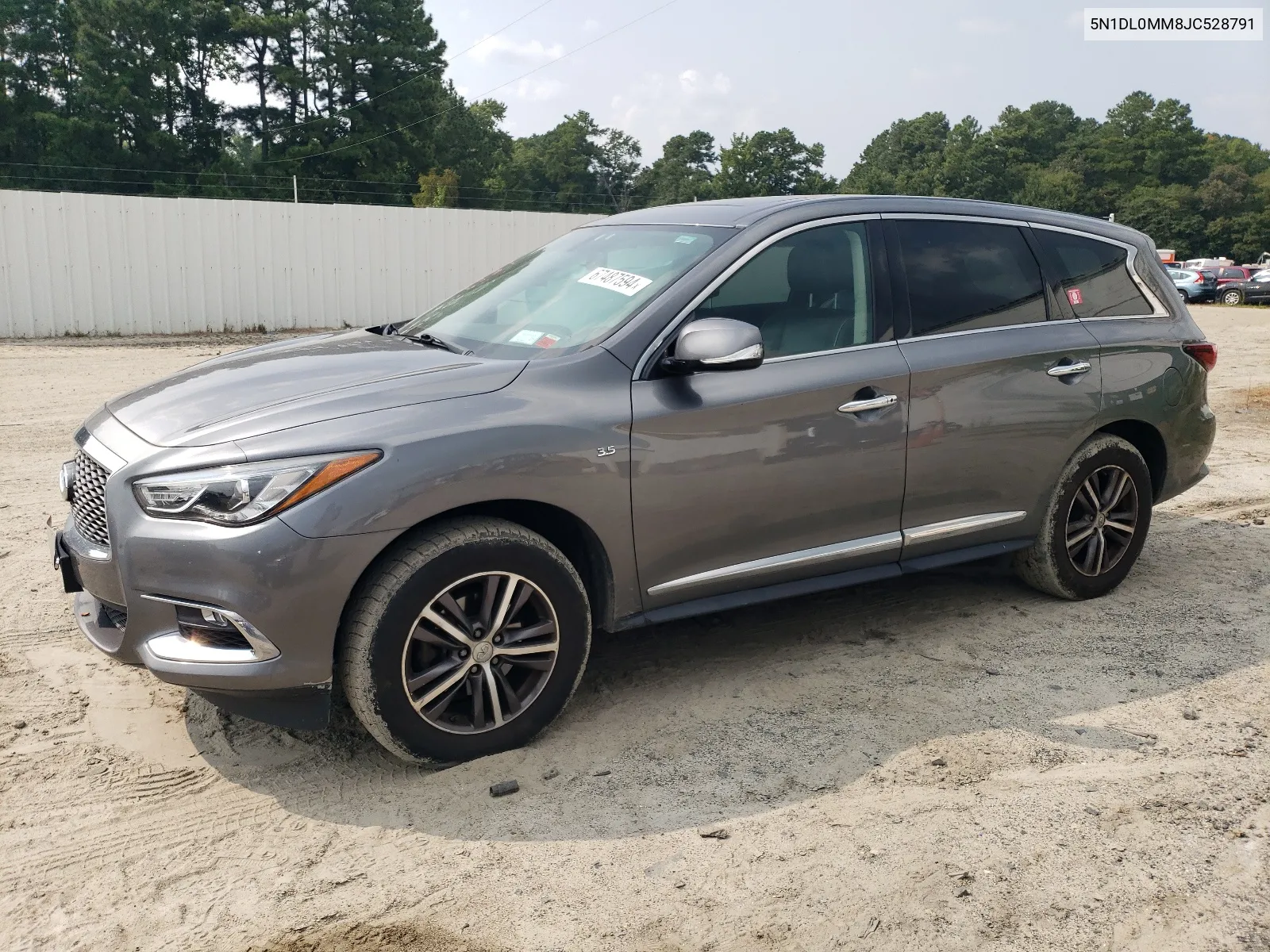 2018 Infiniti Qx60 VIN: 5N1DL0MM8JC528791 Lot: 67487594