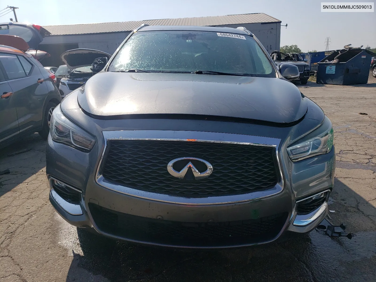 2018 Infiniti Qx60 VIN: 5N1DL0MM8JC509013 Lot: 68642744