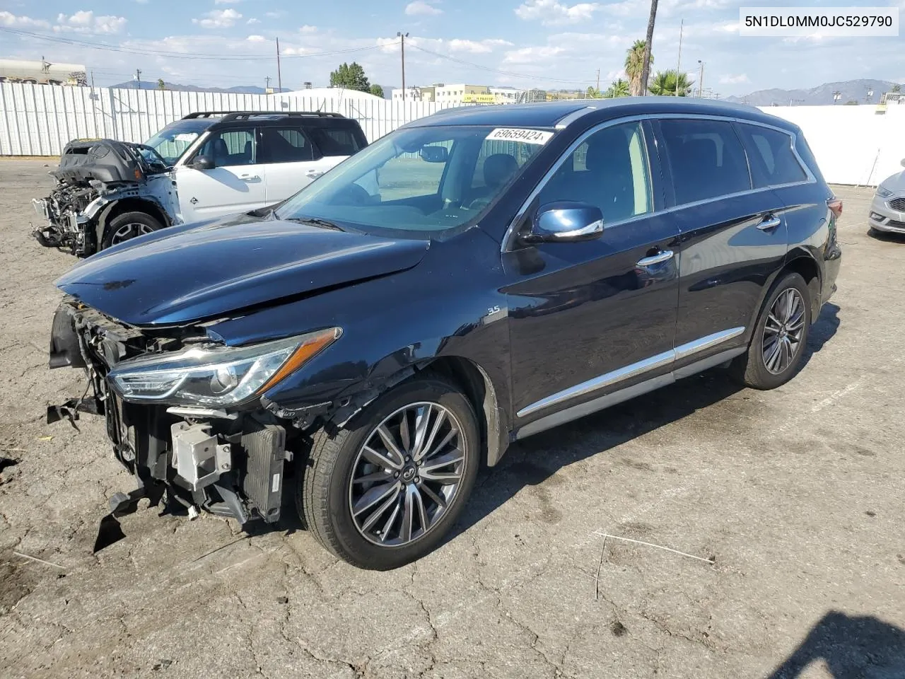 2018 Infiniti Qx60 VIN: 5N1DL0MM0JC529790 Lot: 69659424