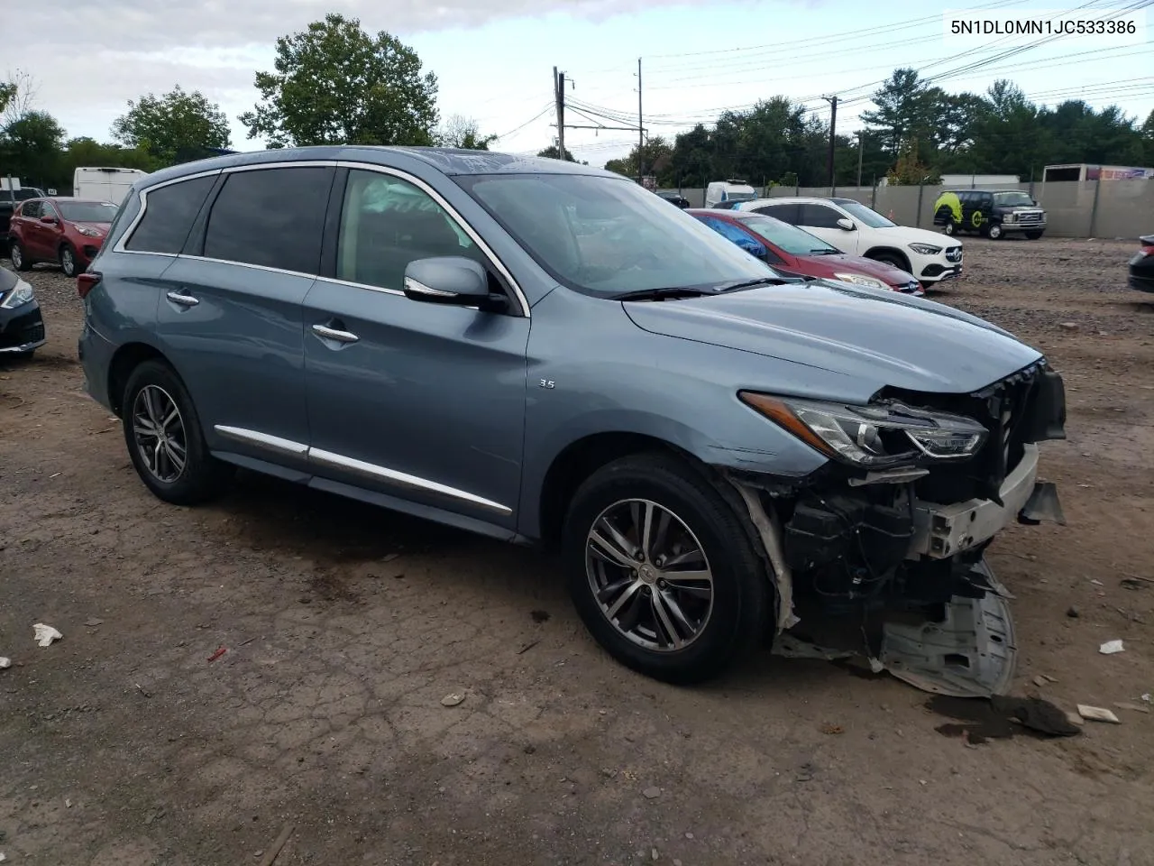 2018 Infiniti Qx60 VIN: 5N1DL0MN1JC533386 Lot: 70417674