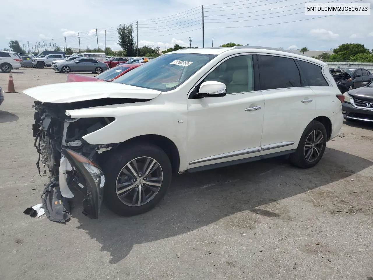 2018 Infiniti Qx60 VIN: 5N1DL0MM2JC506723 Lot: 71162654