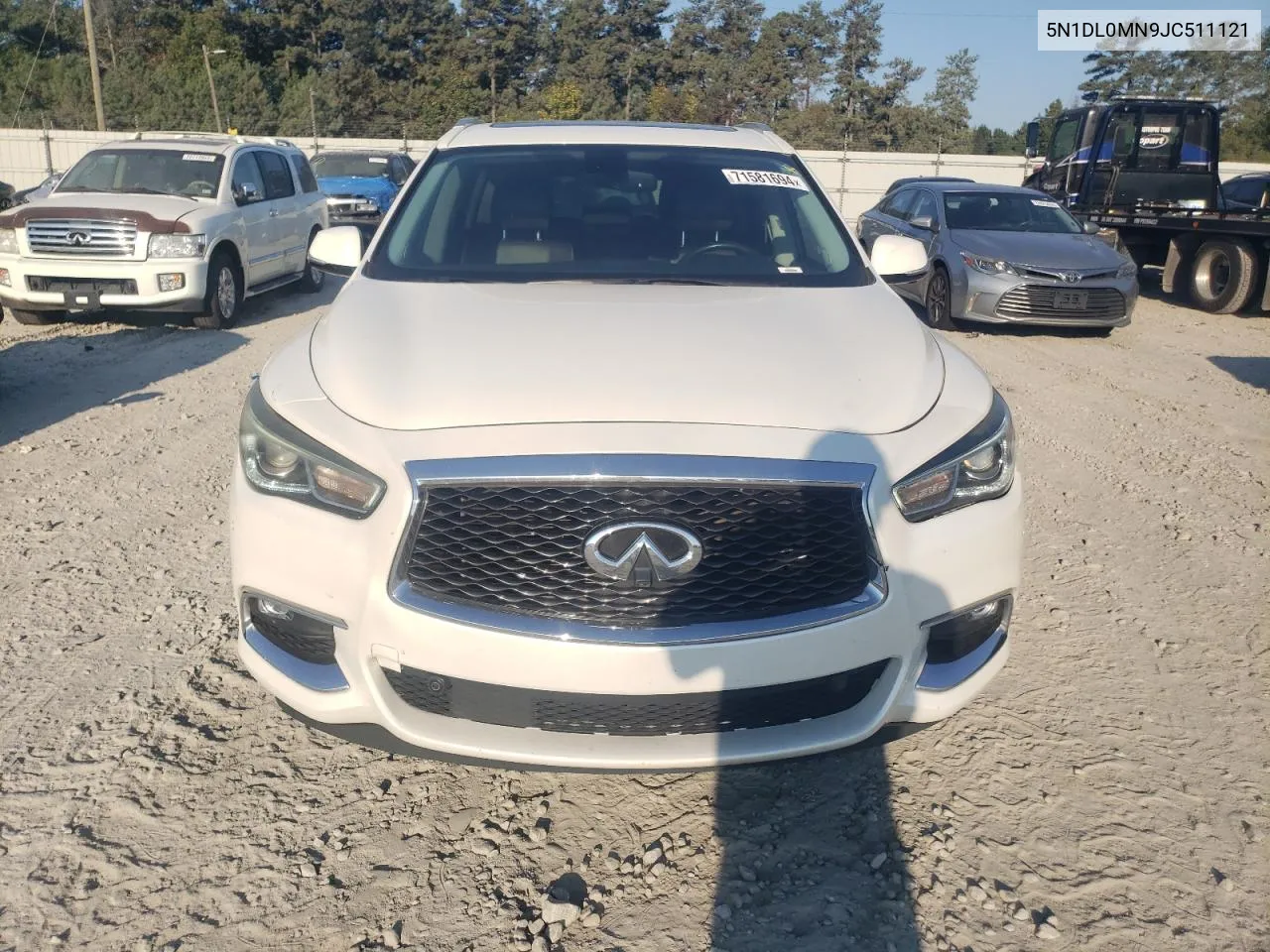 2018 Infiniti Qx60 VIN: 5N1DL0MN9JC511121 Lot: 71581694