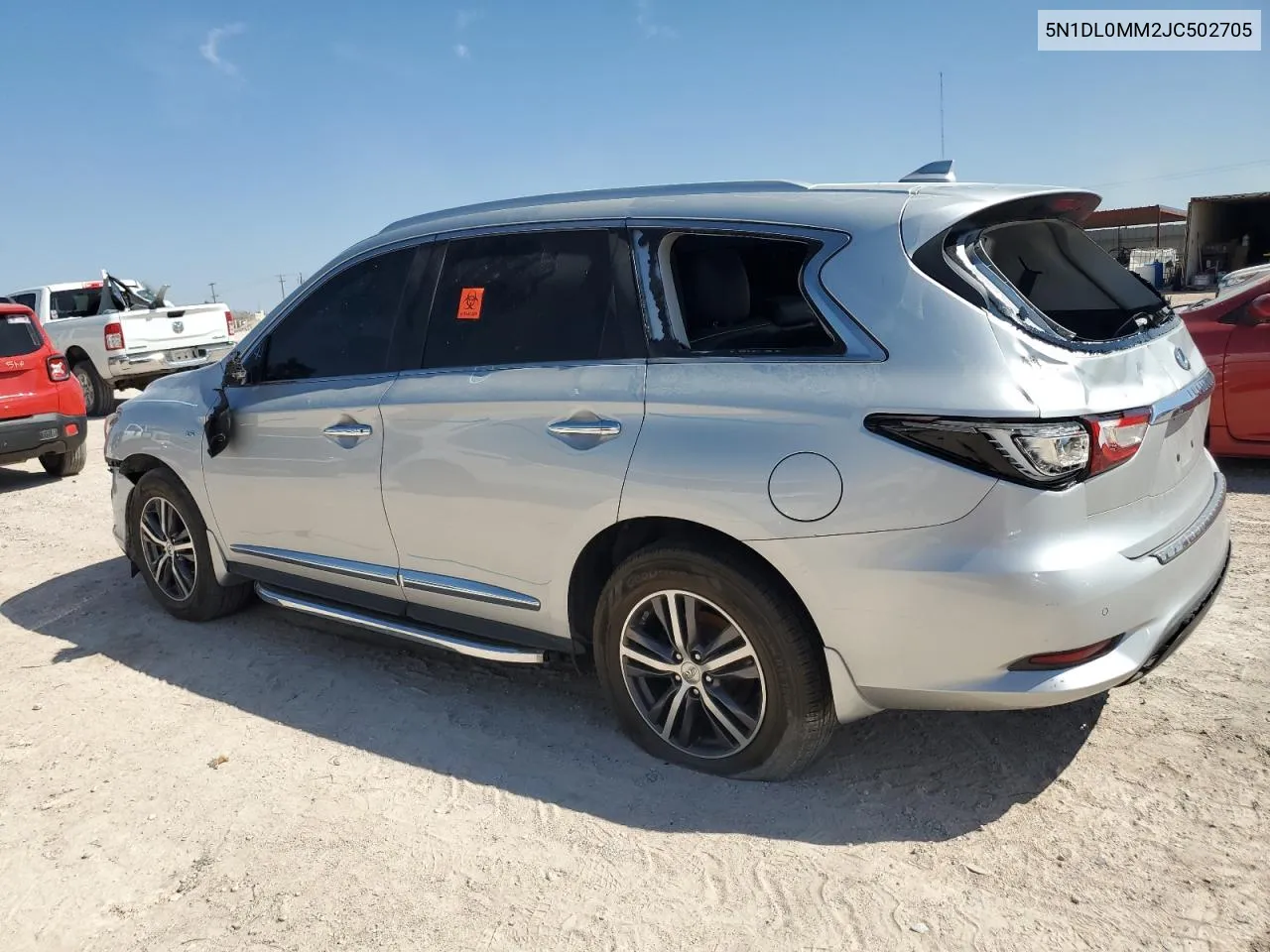 2018 Infiniti Qx60 VIN: 5N1DL0MM2JC502705 Lot: 72334974