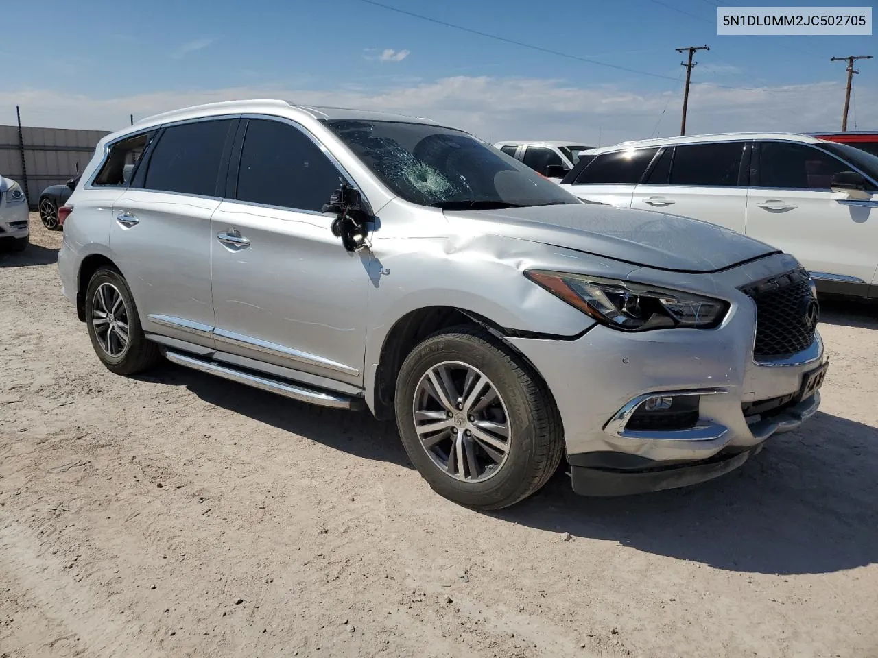 2018 Infiniti Qx60 VIN: 5N1DL0MM2JC502705 Lot: 72334974