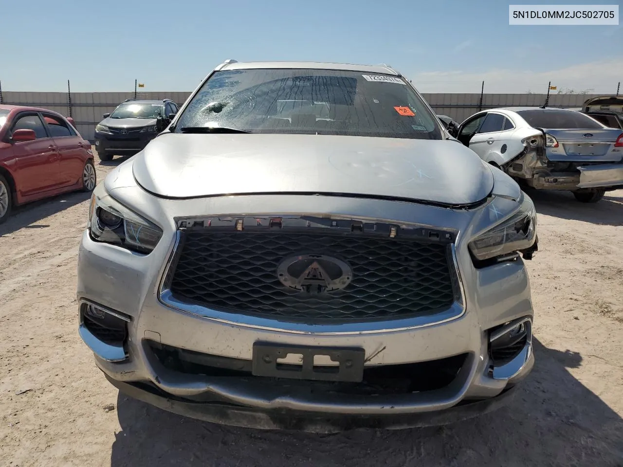 2018 Infiniti Qx60 VIN: 5N1DL0MM2JC502705 Lot: 72334974