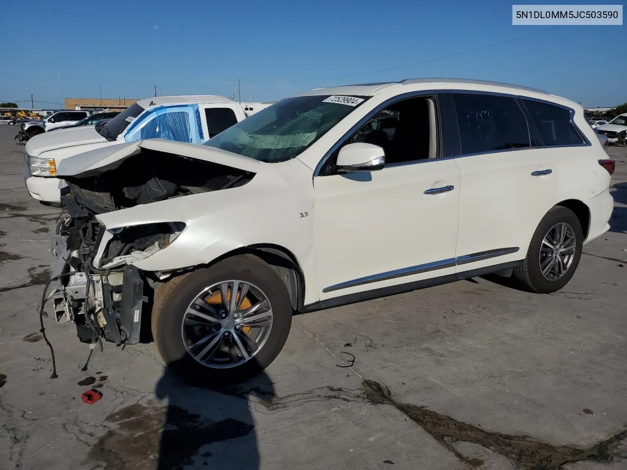 2018 Infiniti Qx60 VIN: 5N1DL0MM5JC503590 Lot: 72529904