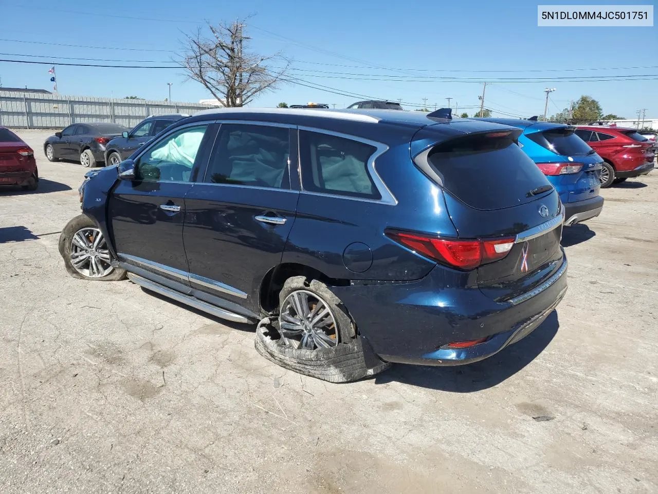 2018 Infiniti Qx60 VIN: 5N1DL0MM4JC501751 Lot: 72751334