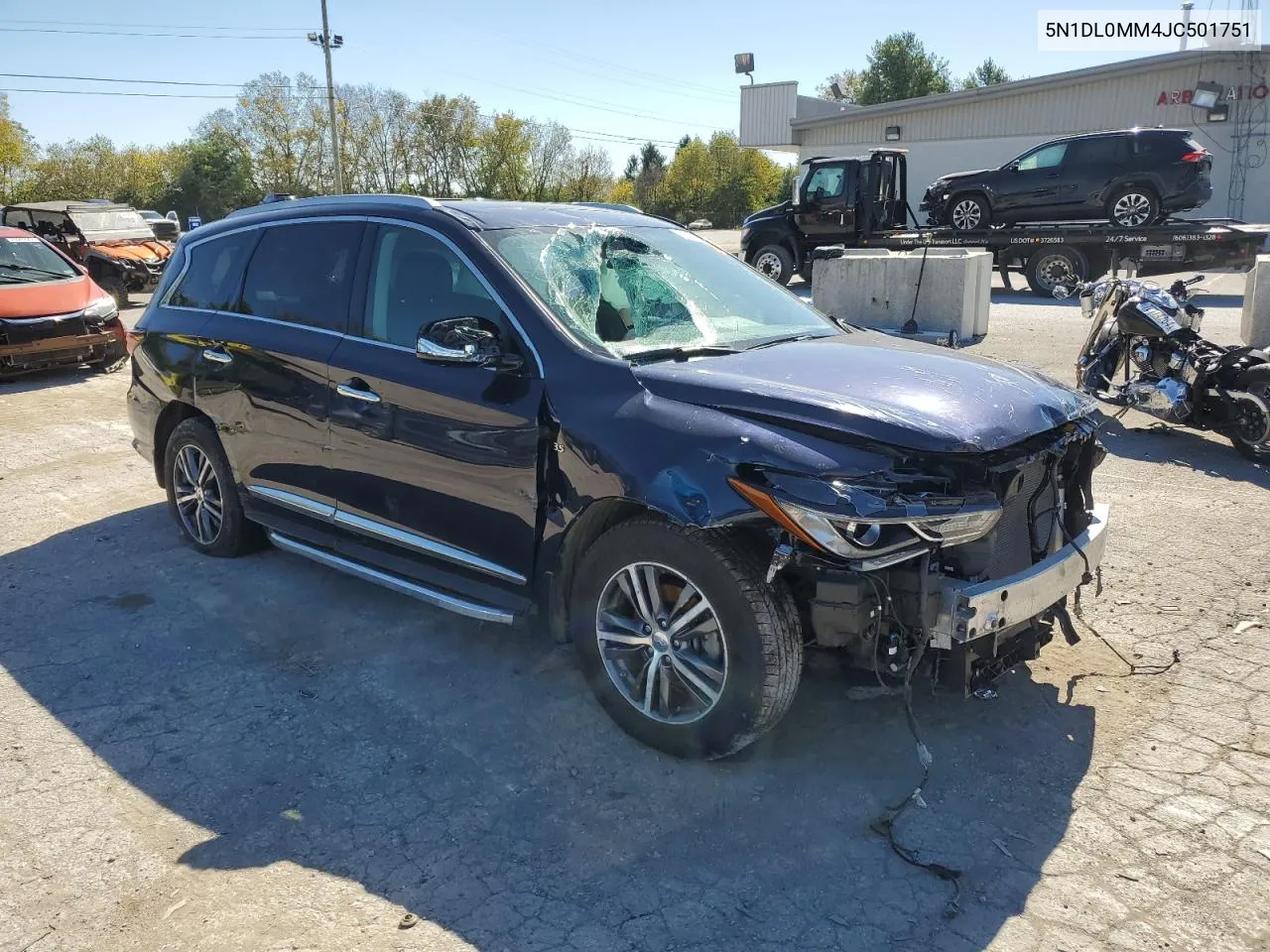 2018 Infiniti Qx60 VIN: 5N1DL0MM4JC501751 Lot: 72751334