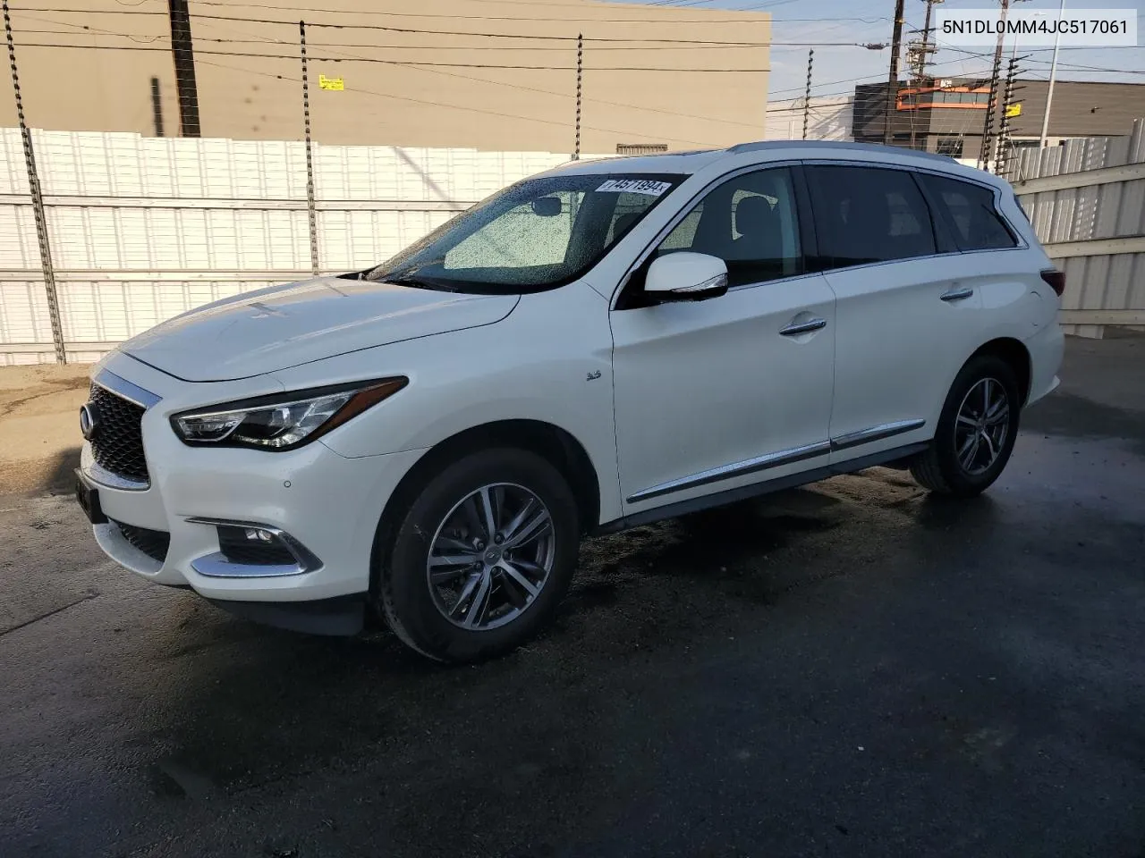 2018 Infiniti Qx60 VIN: 5N1DL0MM4JC517061 Lot: 74571994