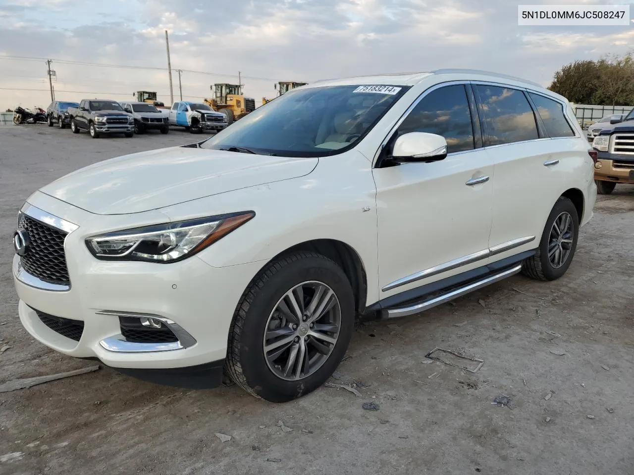 2018 Infiniti Qx60 VIN: 5N1DL0MM6JC508247 Lot: 75183214