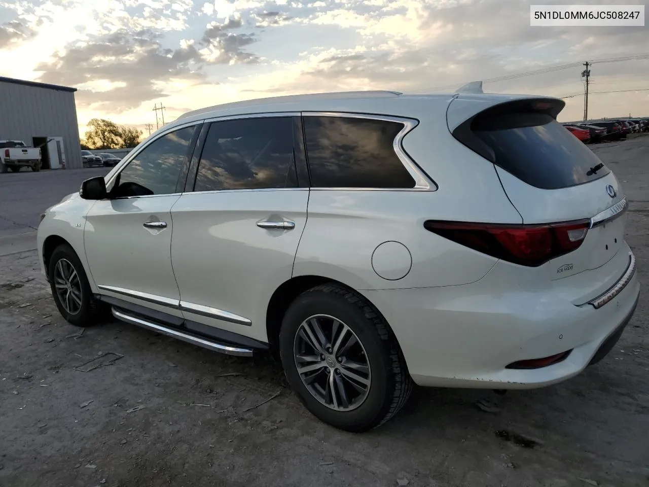 2018 Infiniti Qx60 VIN: 5N1DL0MM6JC508247 Lot: 75183214