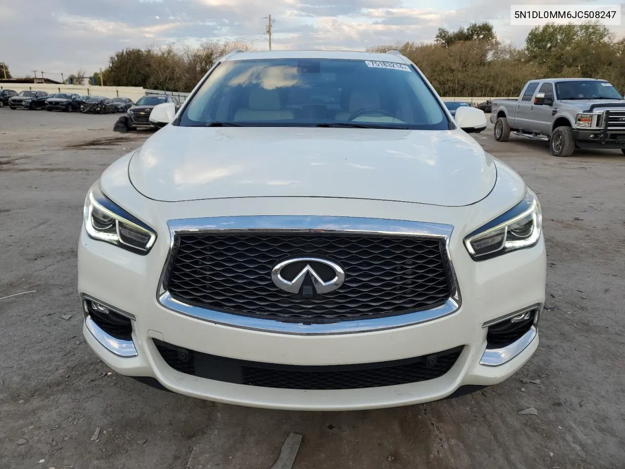 2018 Infiniti Qx60 VIN: 5N1DL0MM6JC508247 Lot: 75183214