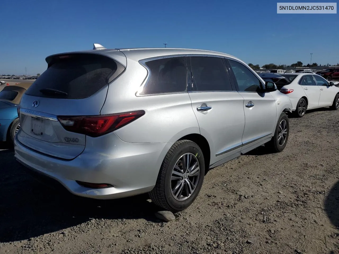 2018 Infiniti Qx60 VIN: 5N1DL0MN2JC531470 Lot: 77196924