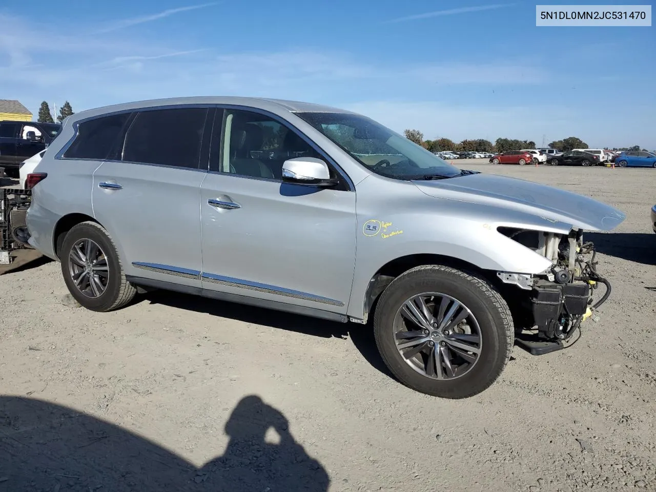 2018 Infiniti Qx60 VIN: 5N1DL0MN2JC531470 Lot: 77196924