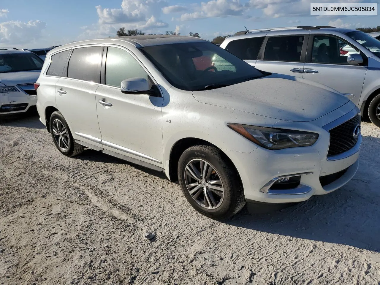 2018 Infiniti Qx60 VIN: 5N1DL0MM6JC505834 Lot: 78625804