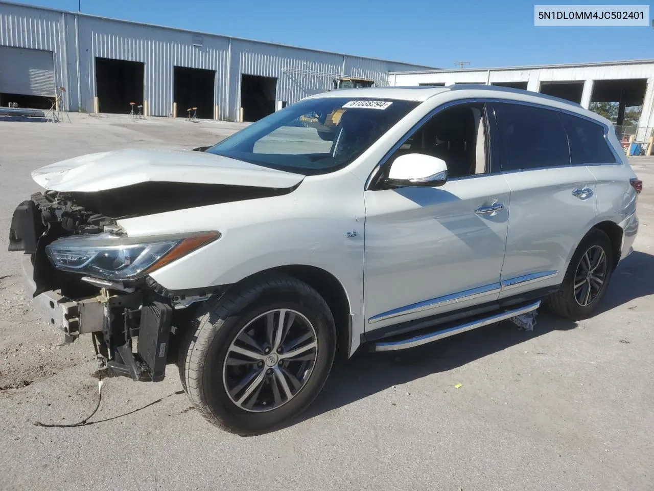 2018 Infiniti Qx60 VIN: 5N1DL0MM4JC502401 Lot: 81038294