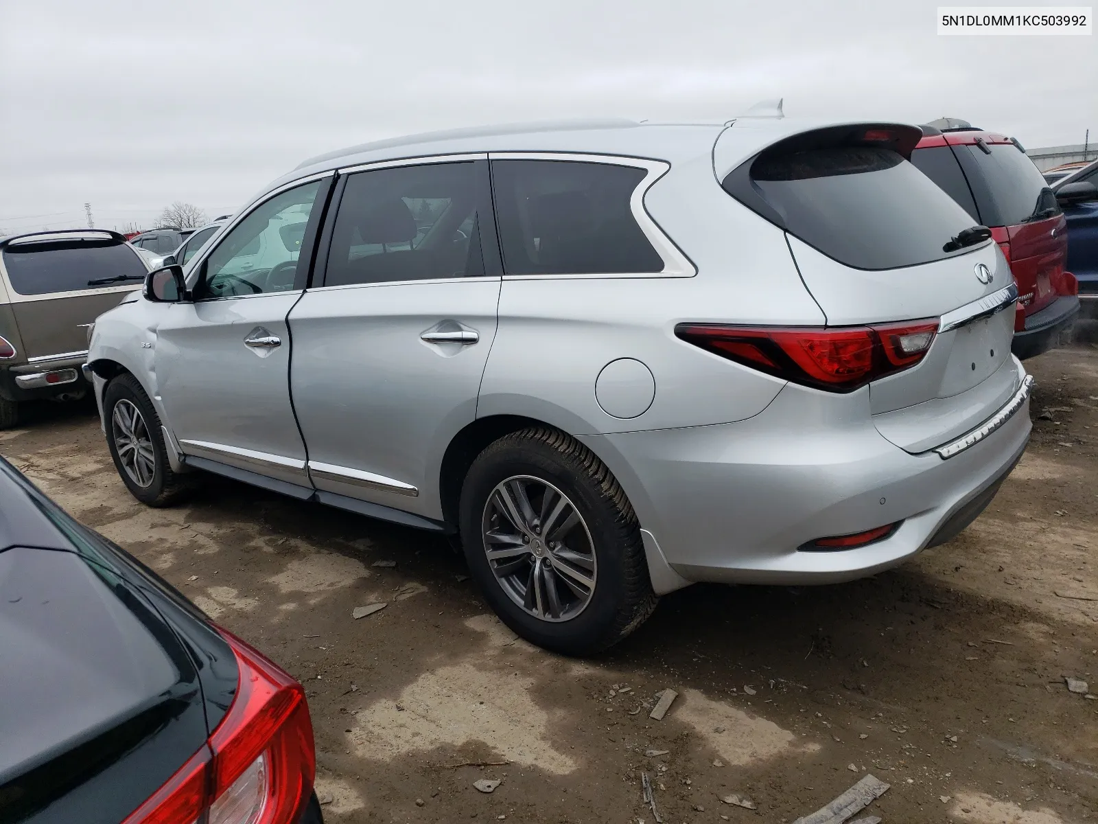 2019 Infiniti Qx60 Luxe VIN: 5N1DL0MM1KC503992 Lot: 45350094